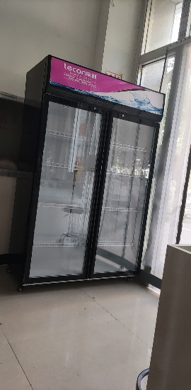乐创饮料展示柜冷藏柜保鲜柜商用立式双开门柜冰柜大容量冰箱超市 双门直冷上机组晒单图