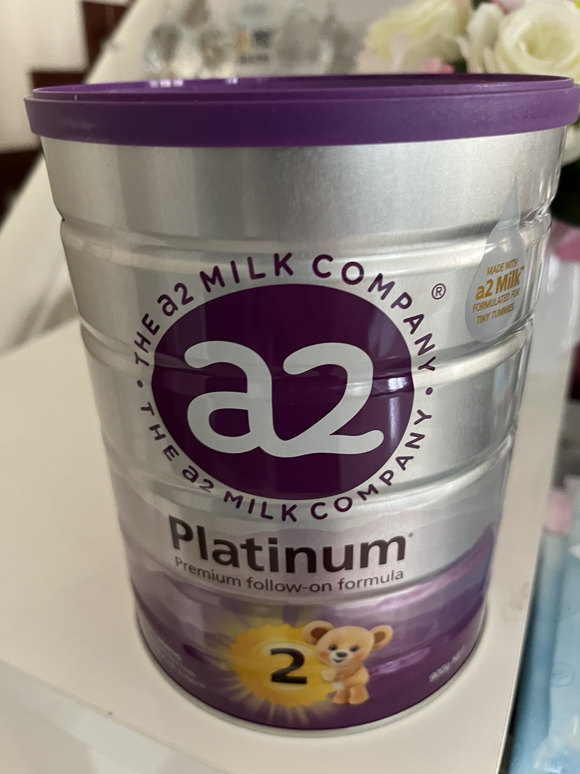 有效期到25年3月-3罐装 | 澳洲a2 白金版 幼儿配方奶粉2段(6-12个月)900g/罐 新西兰原装进口晒单图