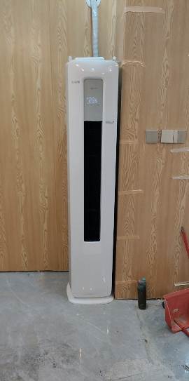 美的(Midea)空调3匹p酷省电新能效智能变频冷暖立式柜机节能省电客厅家用圆柱落地式KFR-72LW/N8KS1-3晒单图