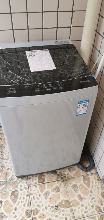 美的(Midea) 10KG公斤变频波轮洗衣机家用全自动洗脱一体 直驱变频 立体喷瀑水流智能免清洗 MB100ECODH晒单图
