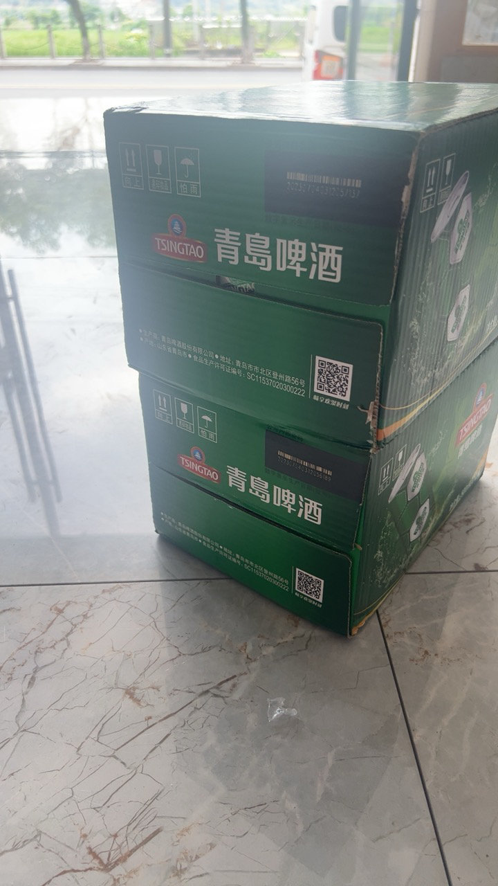 青岛啤酒(TSINGTAO)足球罐啤酒10度500ml*12罐*2箱(ZB)晒单图