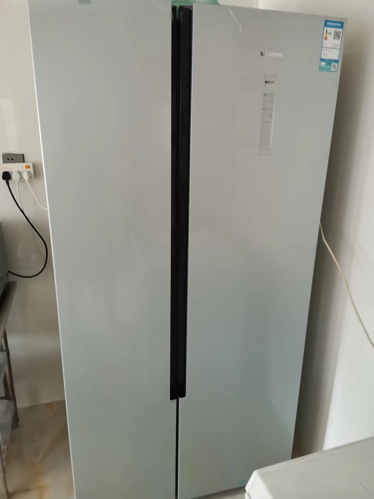 [超薄易嵌]西门子 502升 超薄对开门冰箱 家用嵌入式双开门电冰箱 风冷无霜 KX50NA43TI晒单图