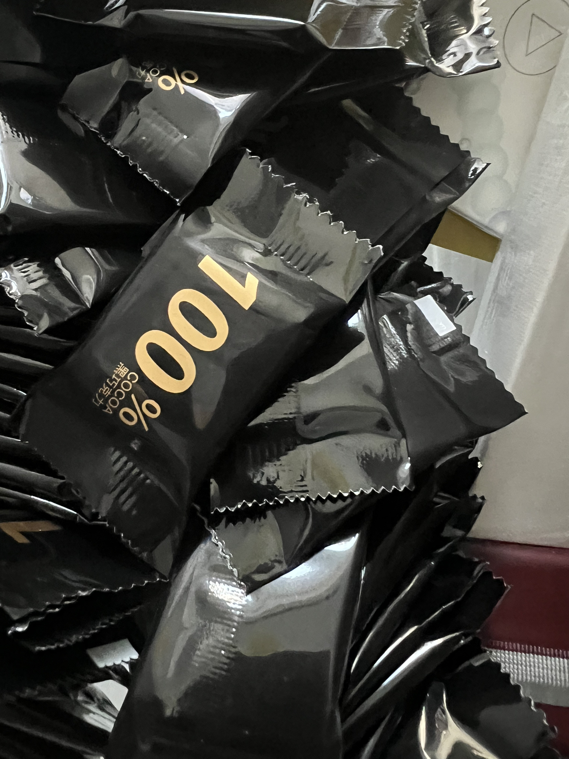 珍丽友俄罗斯风味100每日纯黑巧克力减低0o无糖精可可脂卡健身小零食品舒缓情绪补充能量晒单图