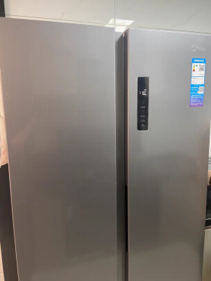 美的(Midea) 470升变频一级能效对开冰箱双开门家用智能风冷无霜冰箱BCD-470WKPZM(E)晒单图