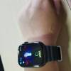 松智星 NFC血糖血脂尿酸健康智能手表 中框(黑色)+黑色海洋表带晒单图