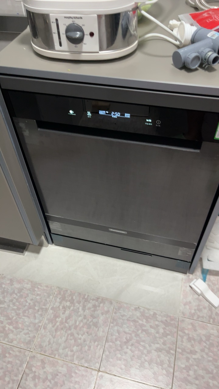 松下嵌入式洗碗机15套大容量A1+系列独嵌两用一级水效纳诺怡高温除菌烘干一体720h储存NP-DW3K1KD晒单图