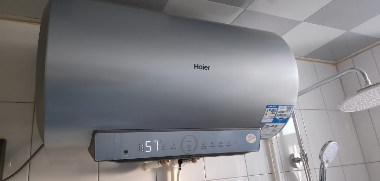 海尔(Haier)电热水器60升一级能效3300W变频速热终身免更换镁棒恒温家用储水WIFI智控晒单图