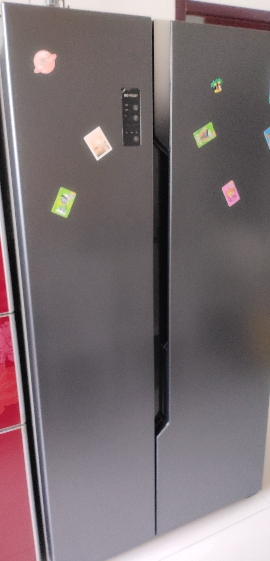 海信冰箱650升对开门双门一级能效大容量纤薄嵌入家用节能抗菌对开门电冰箱BCD-650WFK1DPUQ晒单图