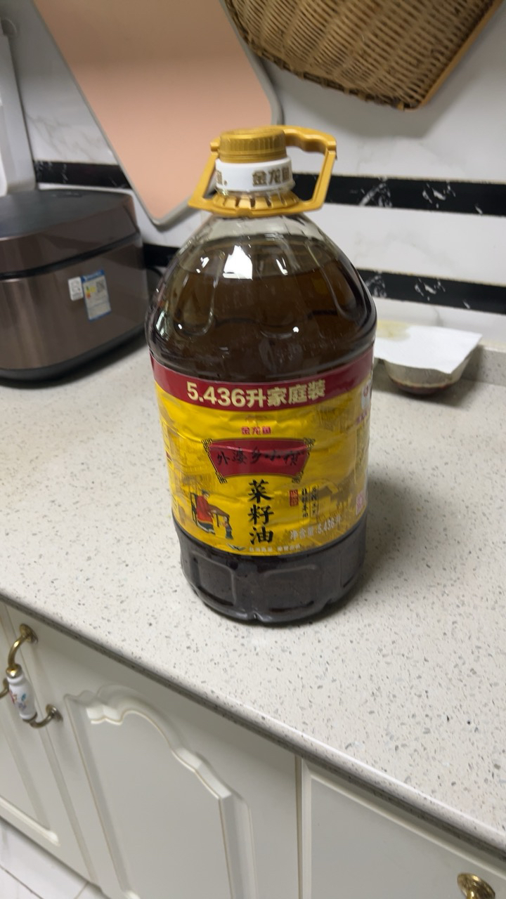 金龙鱼外婆乡小榨菜籽油5.436L非转压榨家用炒菜食用油晒单图