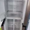 奥马(Homa)365升十字对开门冰箱 一级双变频 风冷无霜节能保鲜 四门多门大冰箱BCD-365WDK/B星爵银晒单图