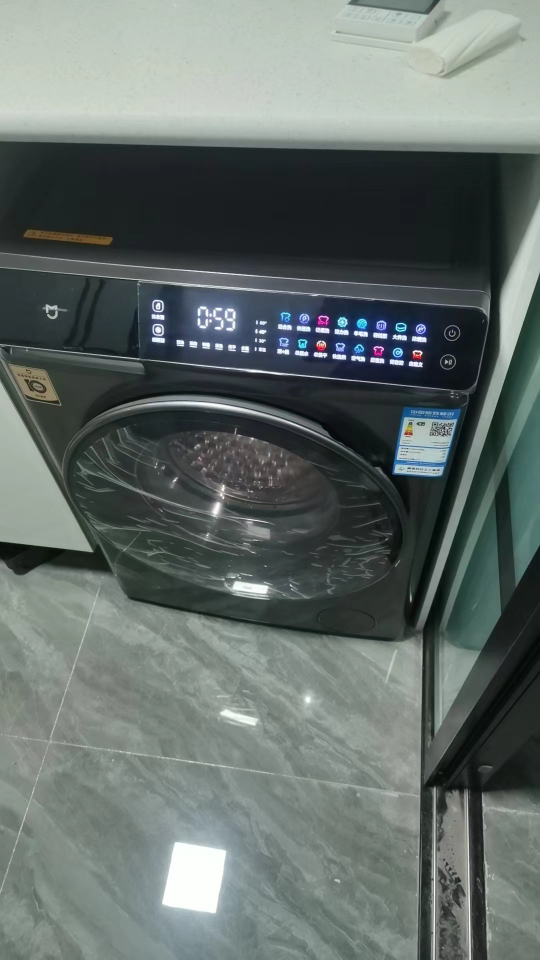 米家小米出品10kg洗烘一体机尊享版 全自动滚筒洗衣机 烘干一体机 直驱电机智能投放 炫彩触屏 XHQG100MJ203晒单图