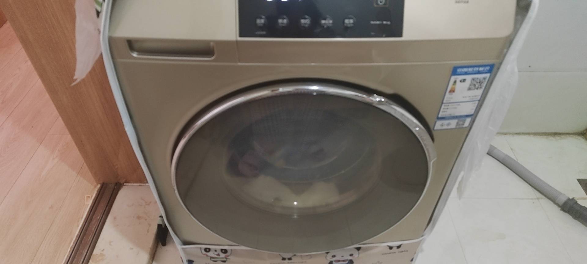 惠而浦(Whirlpool) 9公斤全自动大容量滚筒洗衣机变频家用 预约洗涤 羽绒洗 羊毛洗 CWF050184BG晒单图