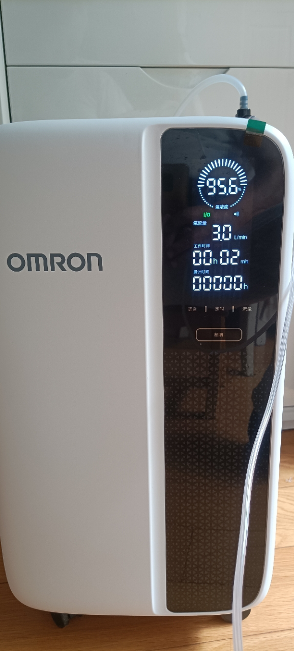 [新品]欧姆龙(OMRON)医用5L制氧机Y-511W家用氧气机老人肺气肿雾化吸氧机晒单图