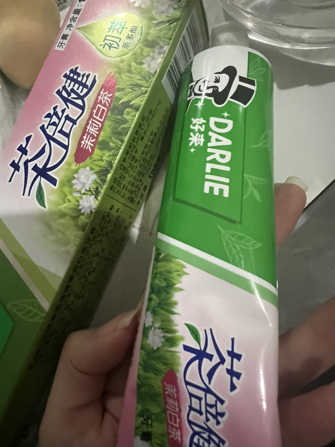 DARLIE好来(原黑人)初萃茶多酚牙膏茶倍健茉莉白茶健齿防蛀清新口气190g晒单图