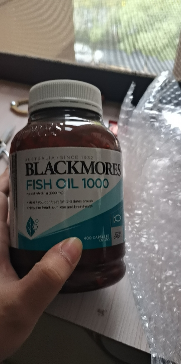 澳洲BLACKMORES澳佳宝深海鱼油软胶囊 原味 400粒 1瓶装 Fish Oil 澳大利亚进口晒单图