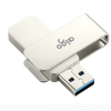 爱国者(AIGO) 高速USB3.0 传输U330精耀 全金属旋转U盘 电脑U盘 车载U盘银色 32G晒单图