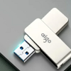 爱国者(AIGO) 高速USB3.0 传输U330精耀 全金属旋转U盘 电脑U盘 车载U盘银色 32G晒单图