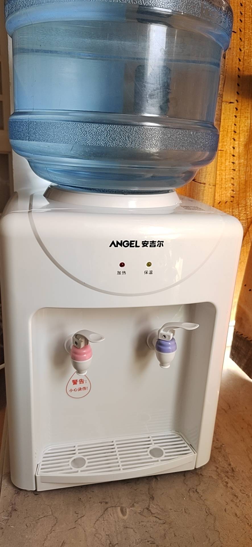 安吉尔(ANGEL)饮水机台式家用办公温热型饮水机Y1416TK 350W 270×294×390晒单图