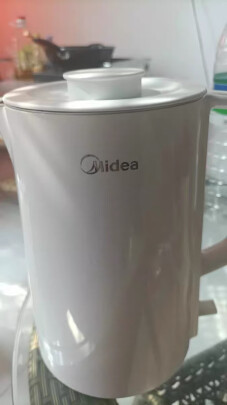 美的(Midea) 热水壶家用便携烧水壶双层防烫电热水壶不锈钢无缝内胆电水壶1.5L电开水壶MK-SH15Q1-201晒单图