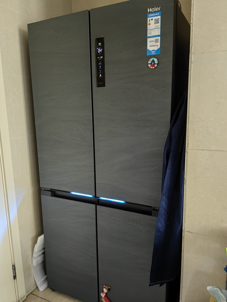 海尔(Haier)526升十字对开门冰箱 全空间保鲜 零距离自由嵌入式超薄 BCD-526WGHTD14S8U1晒单图