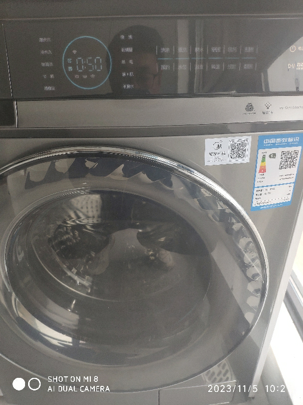 小天鹅 (LittleSwan)滚筒洗衣机全自动10公斤变频超微净泡智能投放银离子除菌手机WIFI水魔方护衣护色V88晒单图
