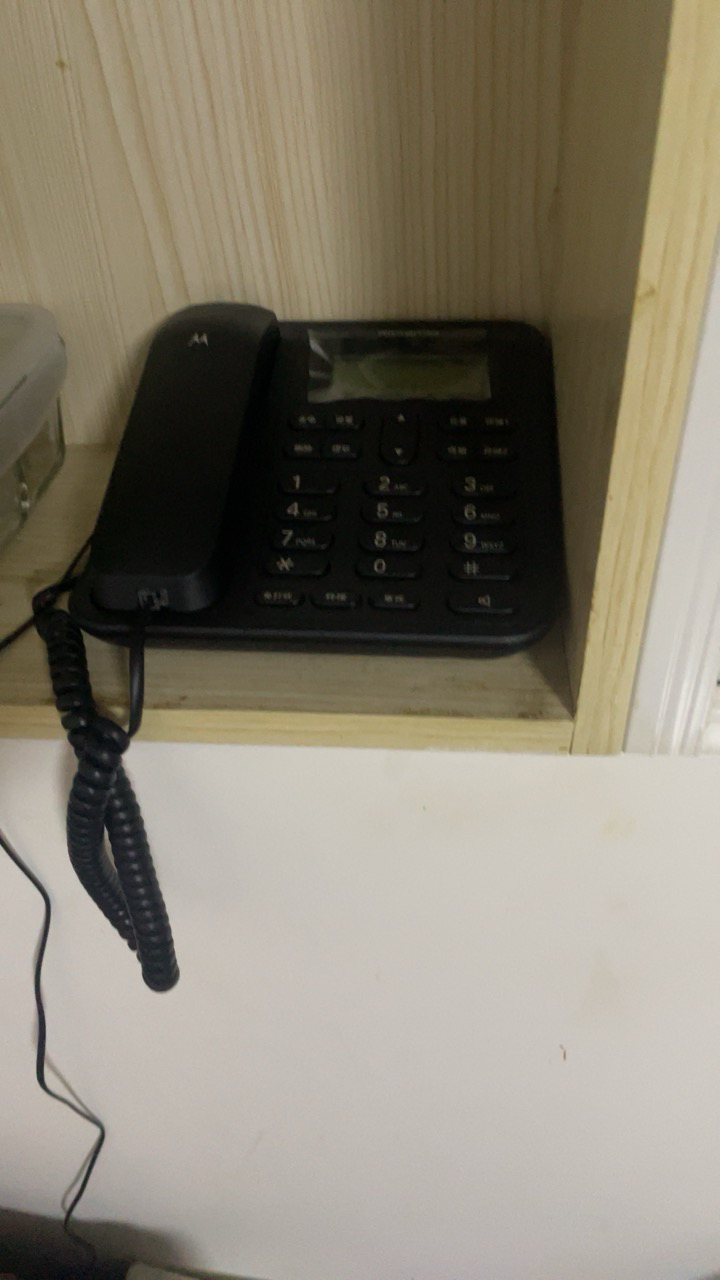 摩托罗拉(MOTOROLA) CT420C 电话机座机固定电话 办公家用 免电池 免提 双接口(黑色)晒单图