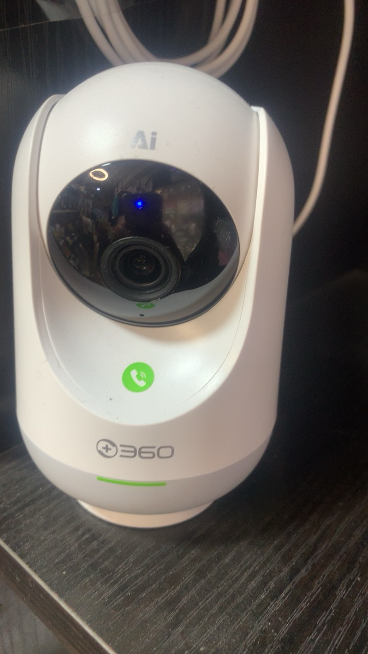 360摄像头8Pro 500万像素微光全彩AI人形侦测手机查看双频WiFi婴儿看护器[500W真Ai](128G)+上墙晒单图