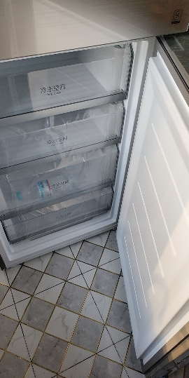 海尔冰箱309升双门风冷无霜变频大冷冻两门一级能效电冰箱晒单图