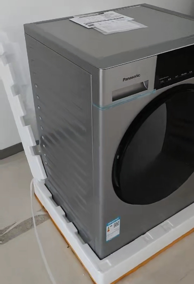 松下(Panasonic)全自动滚筒洗衣机10公斤洗烘一体 45分钟快洗烘除菌除螨 泡沫净系列 XQG100-ND1MT晒单图