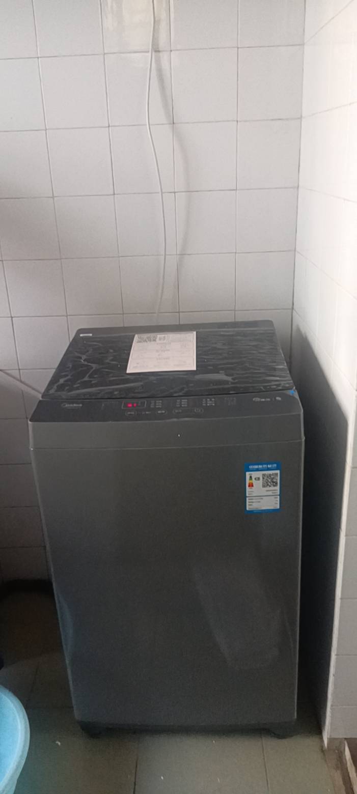 美的(Midea)波轮洗衣机全自动 8公斤 洗衣机小型 专利免清洗 十年桶如新 宿舍租房神器 随心洗系列MB80ECO1晒单图