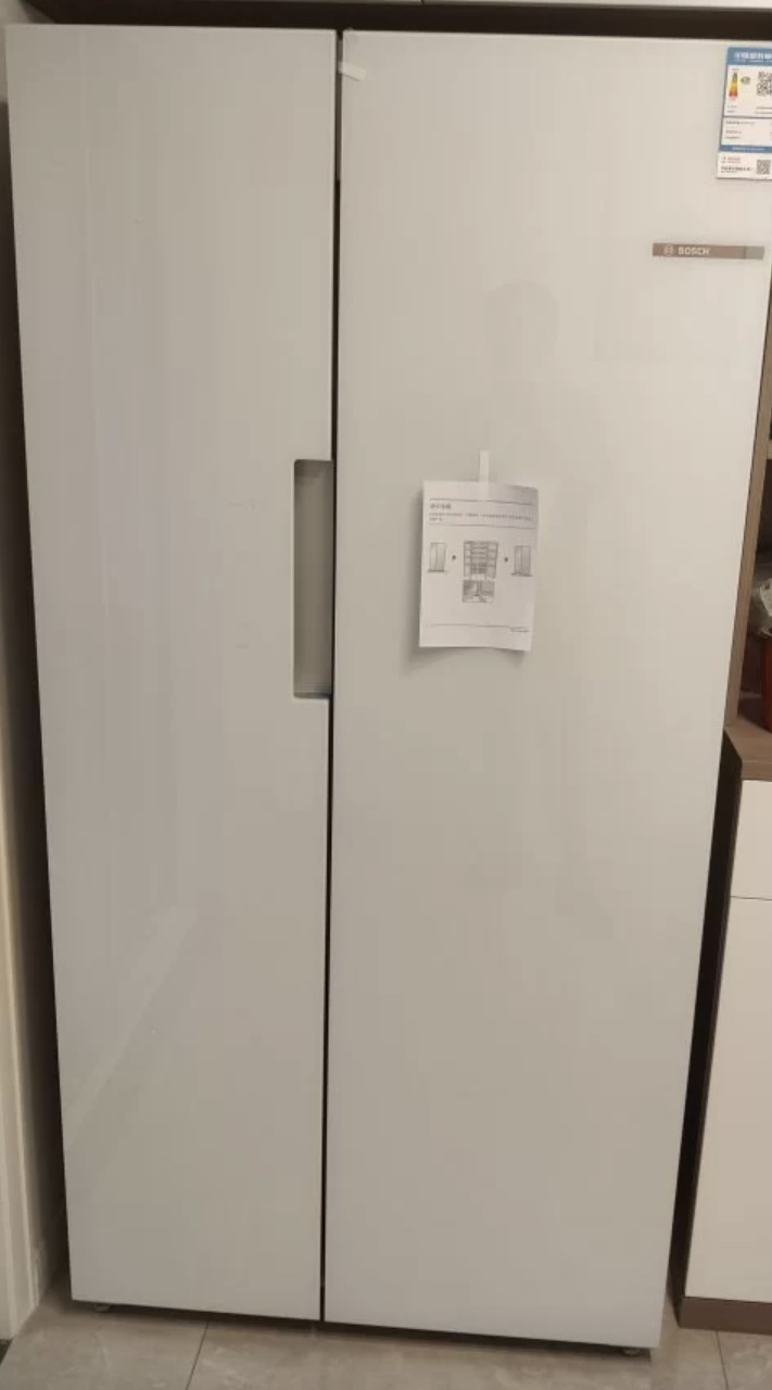 [铂金净风]博世502升超薄对开门冰箱 家用嵌入式双开门电冰箱 风冷无霜 滤膜保湿 KAS50E20TI晒单图