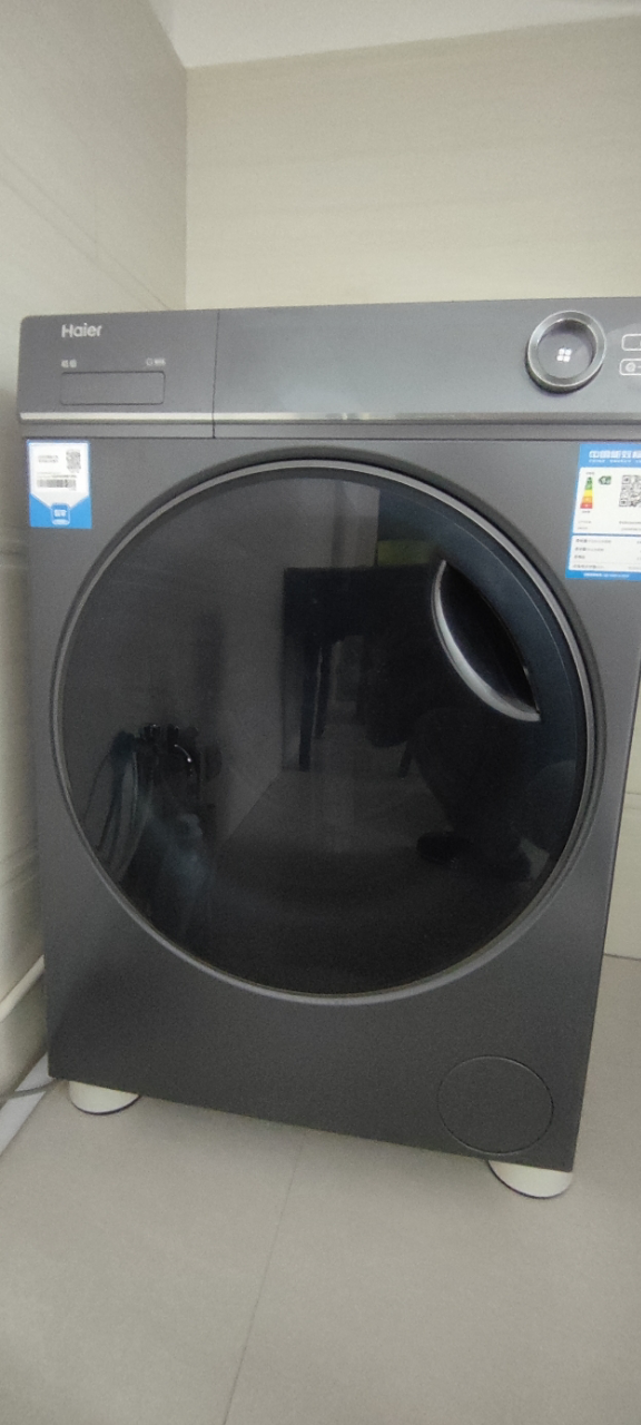 海尔(Haier) 滚筒洗衣机10公斤容量洗烘一体机全自动上排水一级能效磁悬浮直驱变频 368HBD14LSU1晒单图