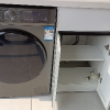 海尔(Haier)滚筒家用洗衣机全自动10公斤变频一级能效智能投放除菌除螨超薄平嵌晒单图