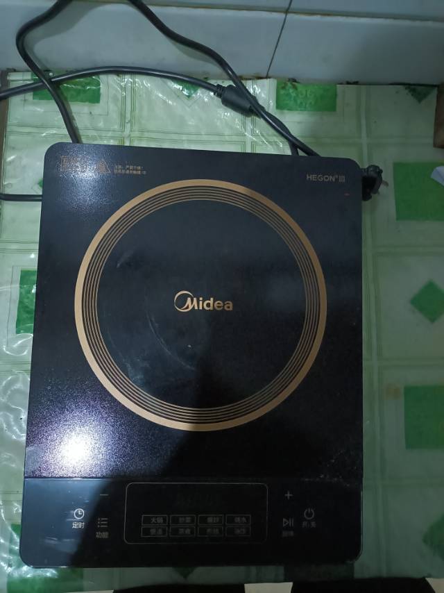 美的(Midea)恒匀火触摸屏火锅爆炒4D防水纤薄面板电磁炉C21-RT21E0105晒单图