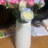 简约欧式小花瓶客厅纳丽雅插花干花装饰摆件办公室水培植物 瓶 白色大号3515晒单图
