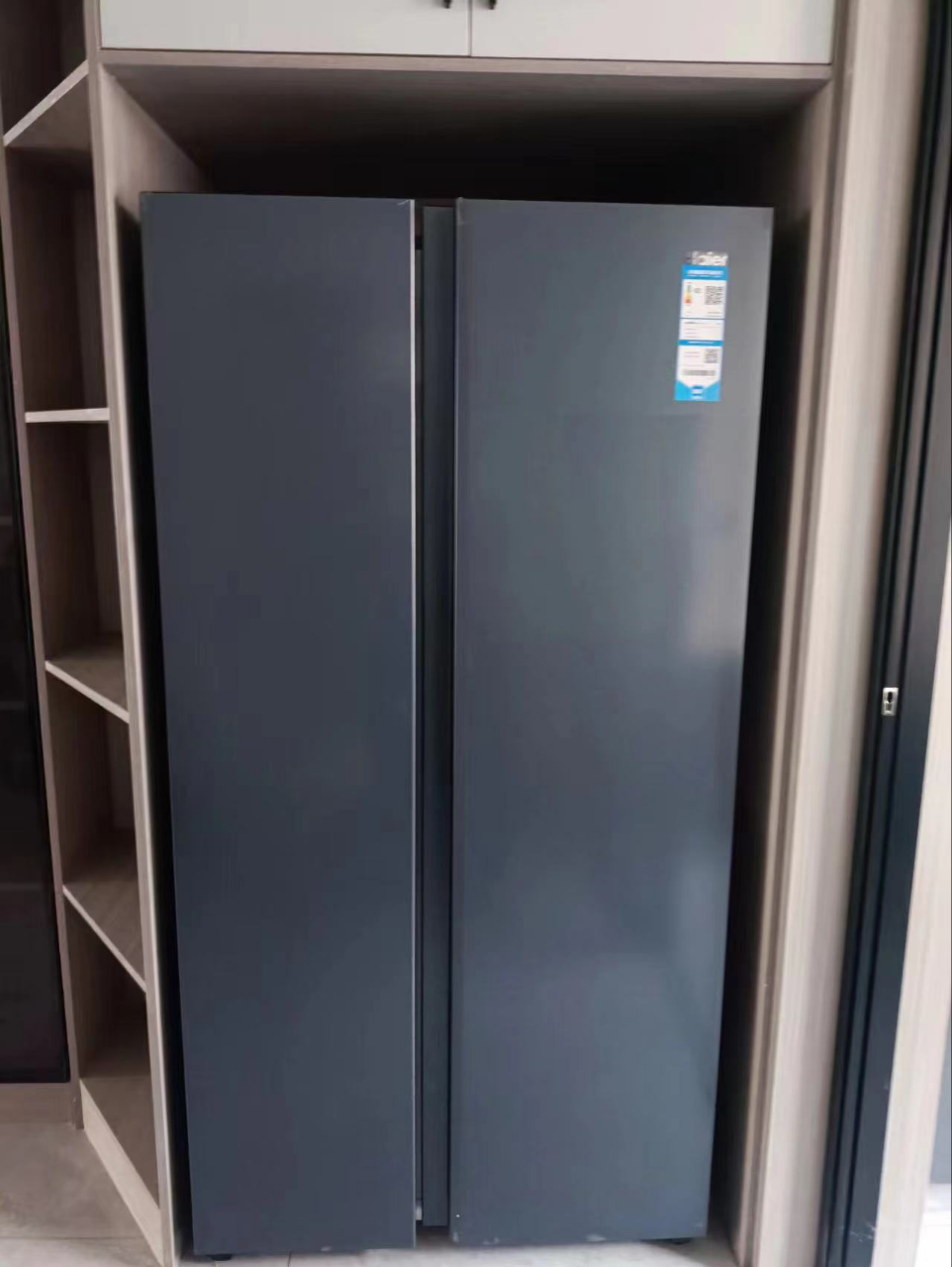 (Haier)海尔冰箱526升对开门大容量风冷无霜变频净味保鲜大冷冻力家用超薄冰箱BCD-526WGHSSEDB9晒单图
