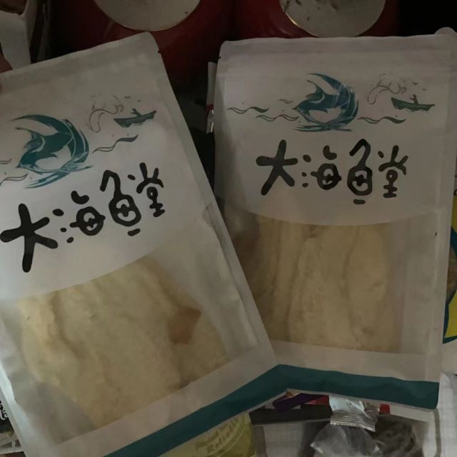 良时海 鳕鱼片80g*2 海鲜海味即食户外办公室休闲零食小吃高清大图|实物图