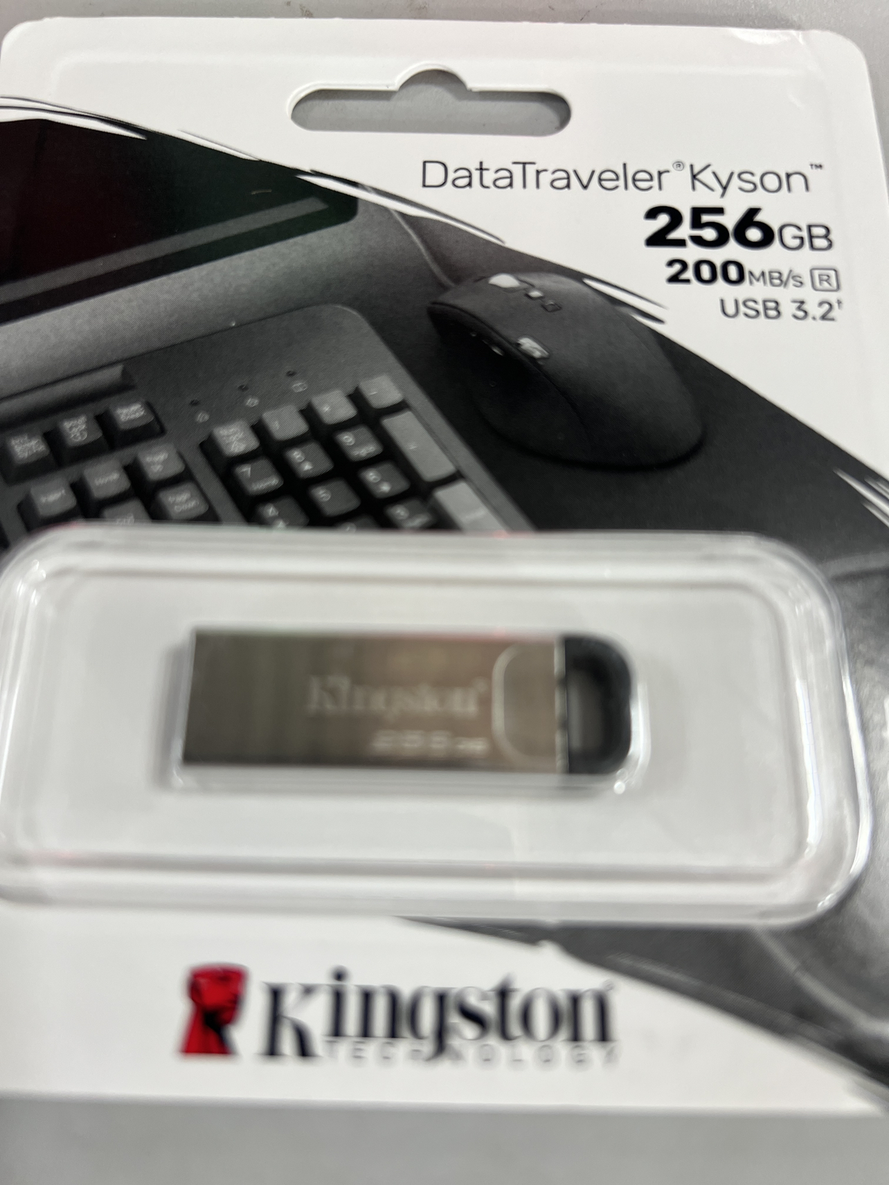 金士顿优盘256GB USB 3.2 Gen 1 U盘 DTKN 金属外壳 读速200MB/s晒单图