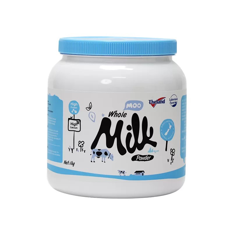 纽仕兰新西兰蓝罐胖子奶粉全脂高钙奶粉进口奶粉1kg/罐全脂奶粉晒单图