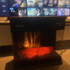 先锋壁炉取暖器家用客厅3D仿真火焰热风机语音遥控暖风机DBL-GY1R晒单图