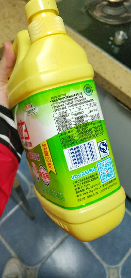 立白洗洁精清新柠檬1kg*2瓶送洗碗棉2块去油去味食品用可洗果蔬晒单图