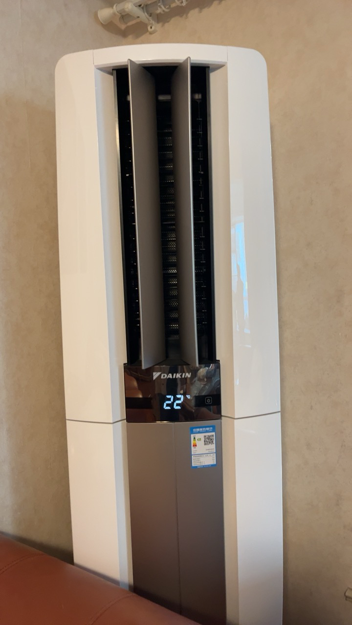 [新能效]大金(DAIKIN) 空调 3匹 二级能效 变频 立柜式 家用客厅 柜机 FVXF272WC-W晒单图