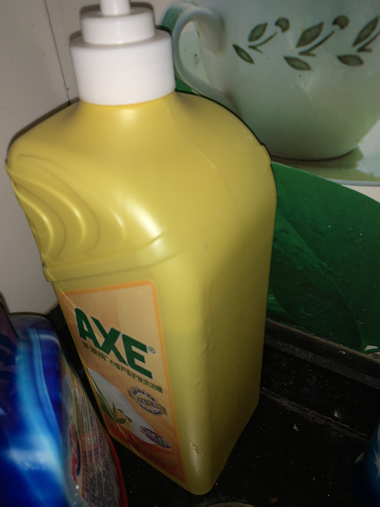 AXE/斧头牌柠檬维E护肤洗洁精 1.18kg*6蔬果洗涤碗剂家庭用装晒单图