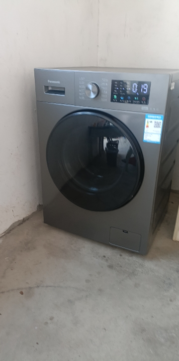 松下宁净系列滚筒洗衣机XQG100-800A晒单图