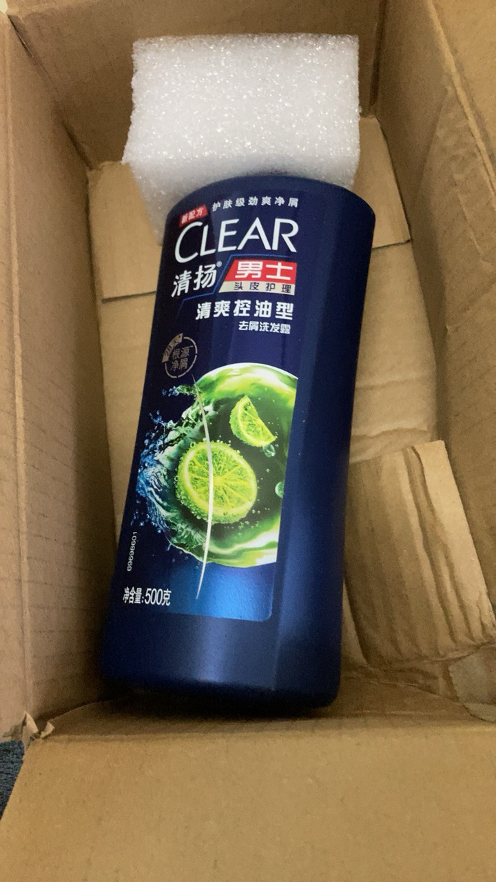 清扬 (CLEAR) 男士去屑洗发水 清爽控油型500g 所有发质[联合利华]新老包装随机发货晒单图