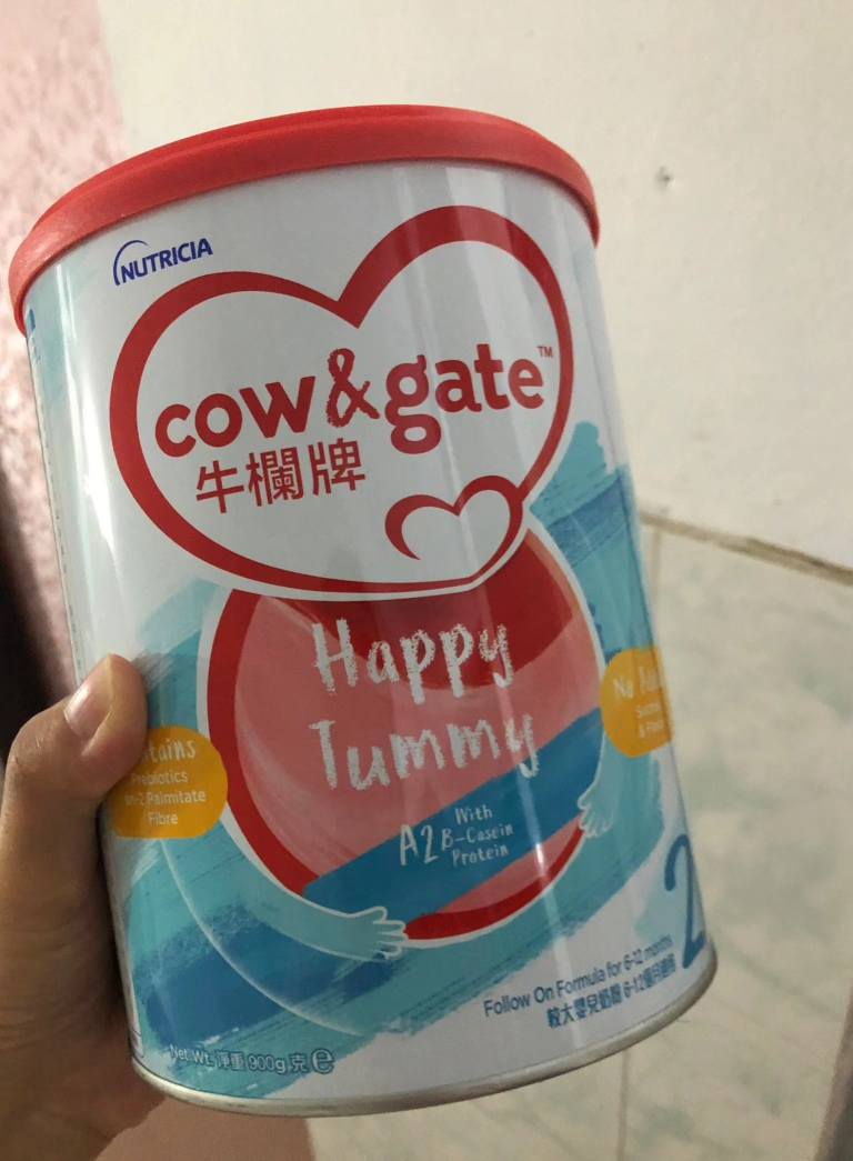 牛栏(Cow&Gate)港版较大婴儿配方奶粉 A2 β-酪蛋白 2段(6-12个月) 900g[26年6月]晒单图