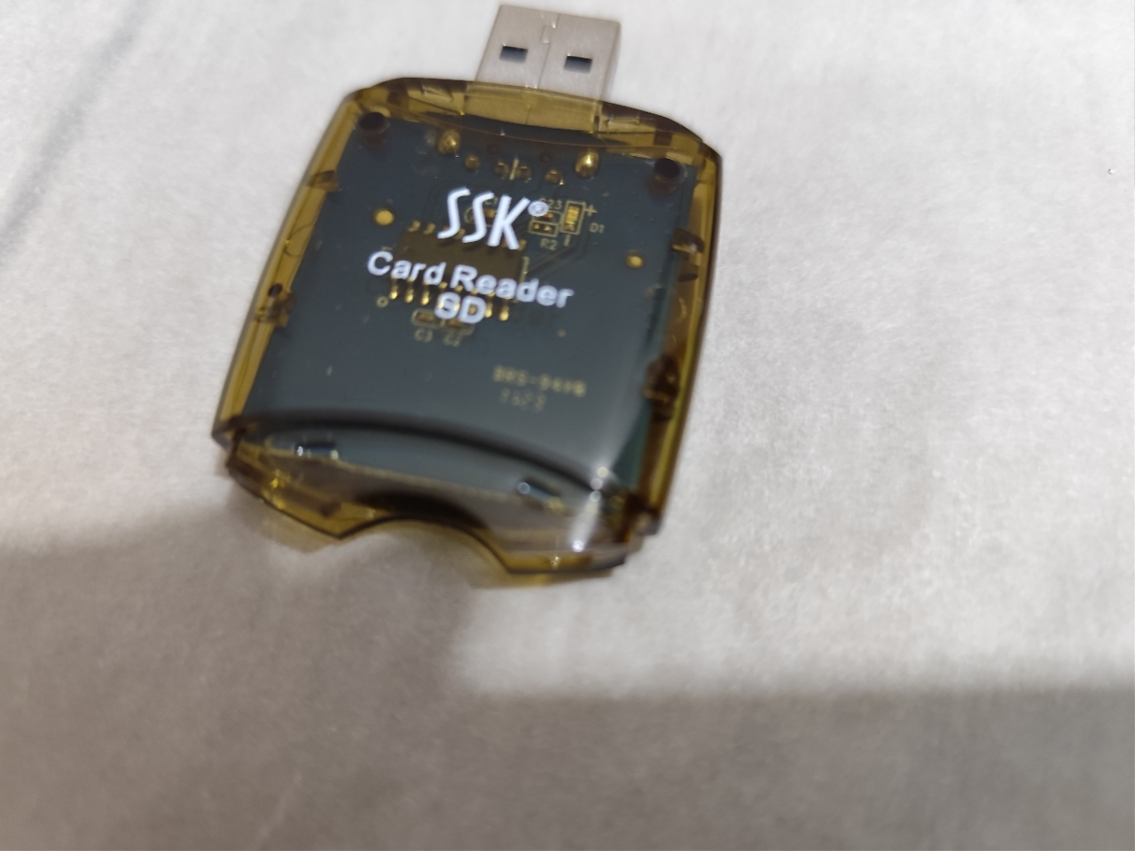 飚王(SSK)SCRS026 水晶SD卡读卡器 MMC卡高速传输读卡器晒单图