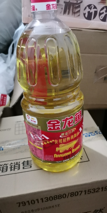 金龙鱼黄金比例调和油1.8L健康食用油家用炒菜晒单图