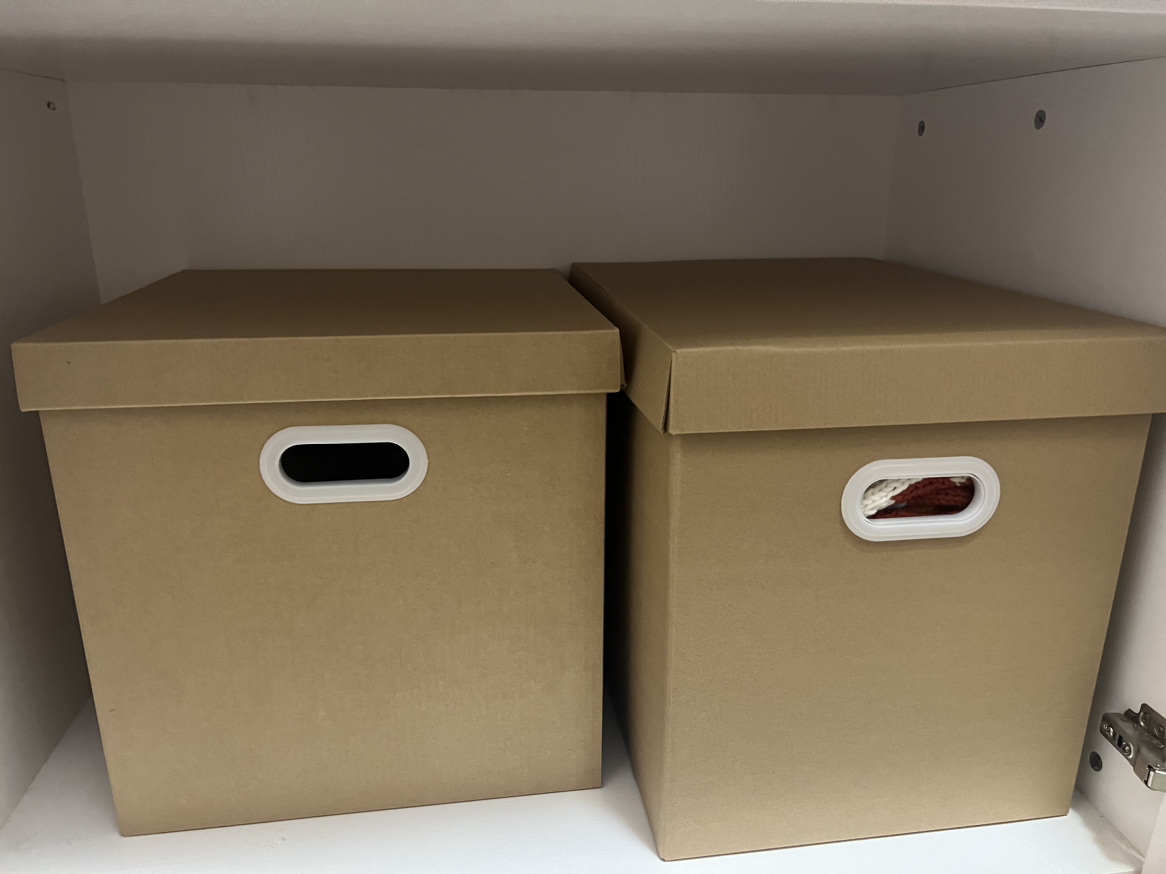 牛皮纸质阿斯卡利(ASCARI)文件档案装书收纳箱有盖搬家整理箱零食纸盒收纳储 5号(46*33*36.5) 纸质收纳箱晒单图
