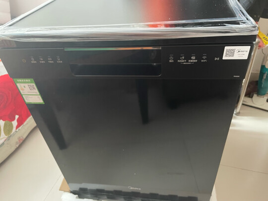 美的(Midea)14套洗碗机嵌入式家用晶焰S52-X 一级水效四星消毒 105度高温除菌 洗碗机消毒柜一体晒单图